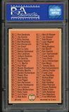 1966 Topps Baseball # 34 Checklist 1 PSA 6 EX-MT Unmarked 473306