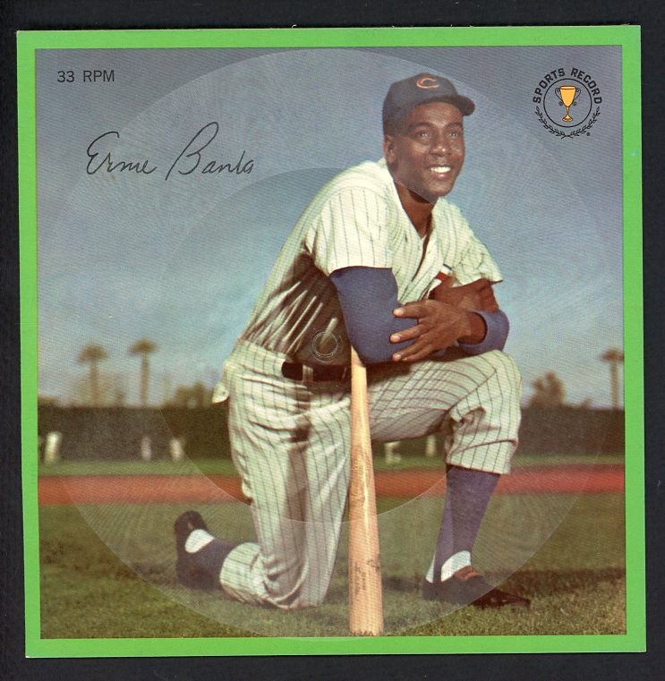 1964 Auravision Records Ernie Banks Cubs NR-MT 473352 Kit Young Cards