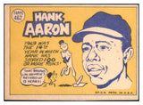 1970 Topps Baseball #462 Hank Aaron A.S. Braves VG-EX 473529 Kit Young Cards