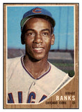 1962 Topps Baseball #25 Ernie Banks Cubs EX 473532 Kit Young Cards