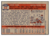 1957 Topps Baseball #055 Ernie Banks Cubs VG-EX 473560 Kit Young Cards