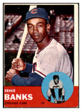 1963 Topps Baseball #380 Ernie Banks Cubs VG 473576 Kit Young Cards