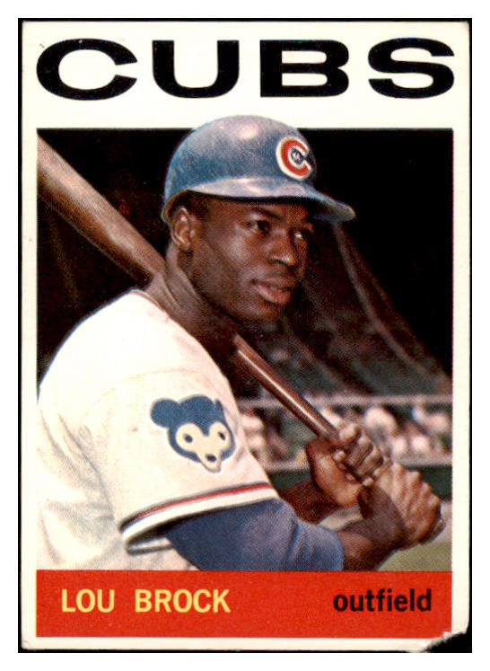 1964 Topps Baseball #029 Lou Brock Cubs Good 473579 Kit Young Cards