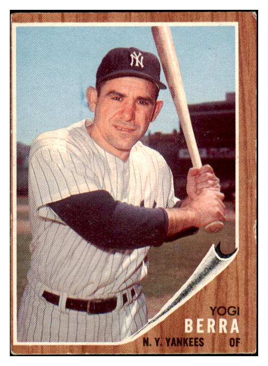 1962 Topps Baseball #360 Yogi Berra Yankees VG 473588 Kit Young Cards