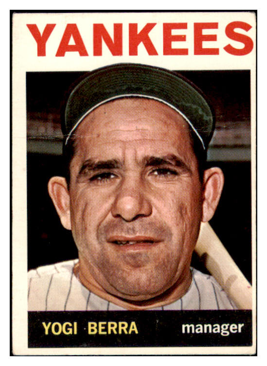 1964 Topps Baseball #021 Yogi Berra Yankees EX 473591 Kit Young Cards