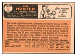 1966 Topps Baseball #036 Catfish Hunter A's EX+/EX-MT 473617 Kit Young Cards