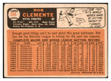 1966 Topps Baseball #300 Roberto Clemente Pirates VG 473624 Kit Young Cards