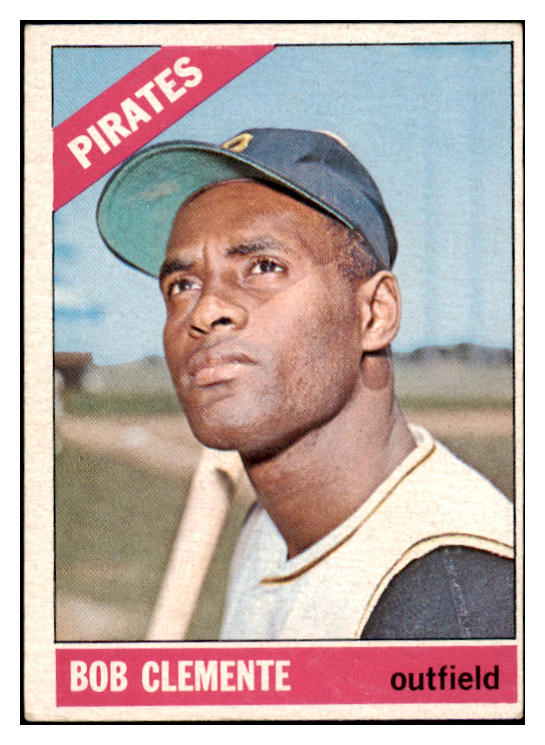 1966 Topps Baseball #300 Roberto Clemente Pirates EX 473625 Kit Young Cards