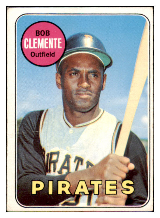 1969 Topps Baseball #050 Roberto Clemente Pirates VG 473631 Kit Young Cards