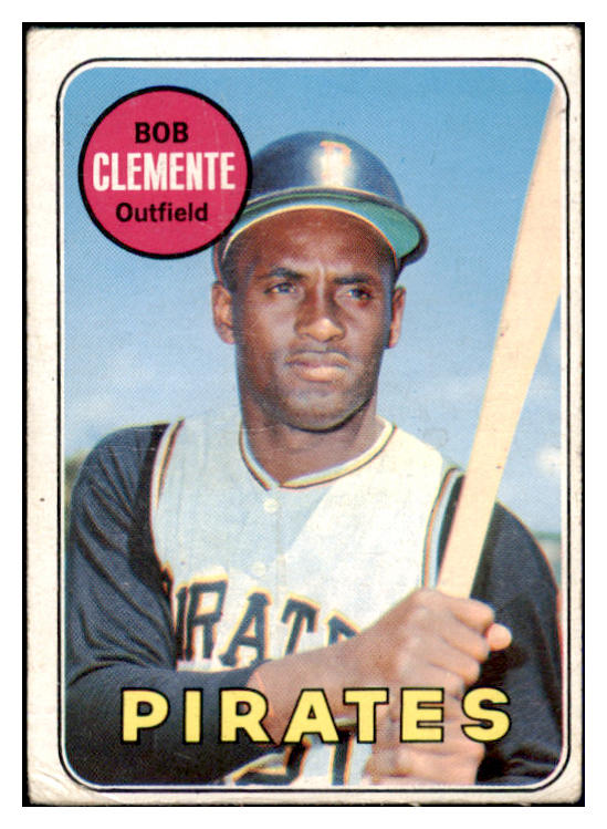 1969 Topps Baseball #050 Roberto Clemente Pirates VG 473633 Kit Young Cards