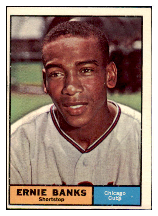 1961 Topps Baseball #350 Ernie Banks Cubs EX 473661 Kit Young Cards