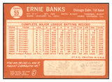 1964 Topps Baseball #055 Ernie Banks Cubs EX+/EX-MT 473663 Kit Young Cards