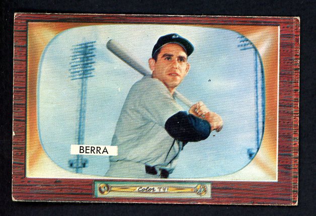 1955 Bowman Baseball #168 Yogi Berra Yankees EX+/EX-MT 473678 Kit Young Cards