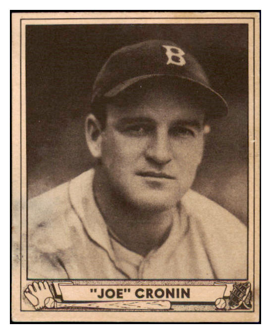 1940 Play Ball #134 Joe Cronin Red Sox VG 473686 Kit Young Cards