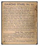 1934-36 Diamond Stars #083 Paul Waner Pirates GD-VG 473693 Kit Young Cards