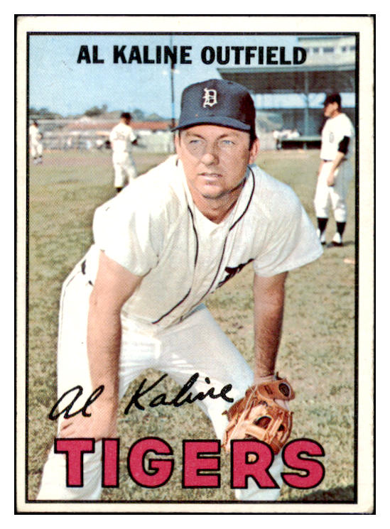 1967 Topps Baseball #030 Al Kaline Tigers EX-MT 473715 Kit Young Cards