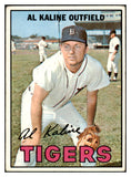 1967 Topps Baseball #030 Al Kaline Tigers VG 473718 Kit Young Cards