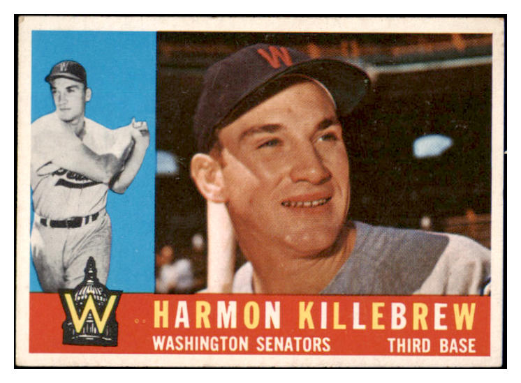 1960 Topps Baseball #210 Harmon Killebrew Senators EX 473723 Kit Young Cards