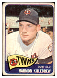 1965 Topps Baseball #400 Harmon Killebrew Twins VG 473738 Kit Young Cards