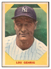 1960 Fleer Baseball #028 Lou Gehrig Yankees EX 473743 Kit Young Cards