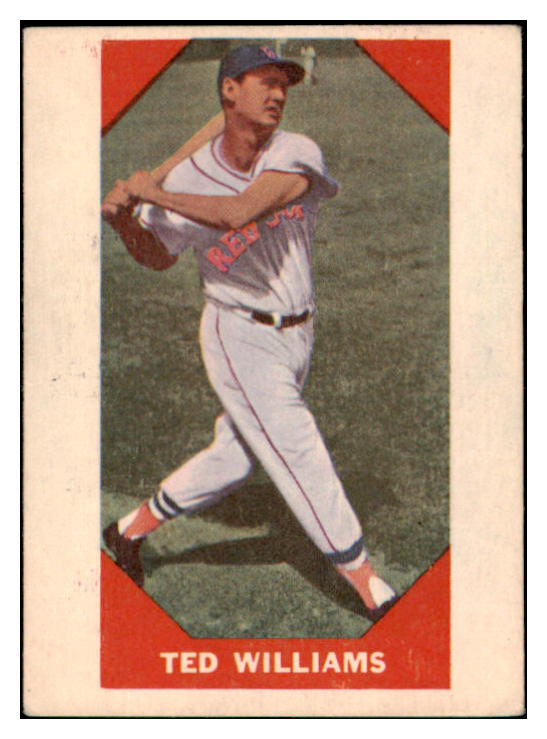 1960 Fleer Baseball #072 Ted Williams Red Sox VG-EX 473751 Kit Young Cards