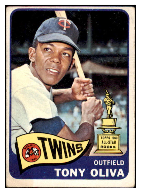 1965 Topps Baseball #340 Tony Oliva Twins GD-VG 473756 Kit Young Cards