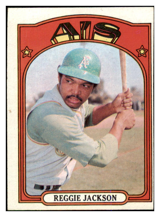 1972 Topps Baseball #436 Reggie Jackson A's VG-EX 473776 Kit Young Cards