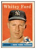 1958 Topps Baseball #320 Whitey Ford Yankees VG-EX 473778 Kit Young Cards