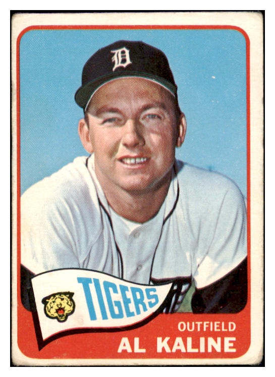 1965 Topps Baseball #130 Al Kaline Tigers VG 473788 Kit Young Cards