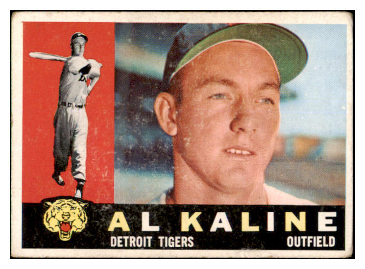 1960 Topps Baseball #050 Al Kaline Tigers VG 473805 Kit Young Cards