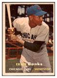 1957 Topps Baseball #055 Ernie Banks Cubs EX+/EX-MT 473821 Kit Young Cards