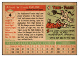 1955 Topps Baseball #004 Al Kaline Tigers EX 473824 Kit Young Cards