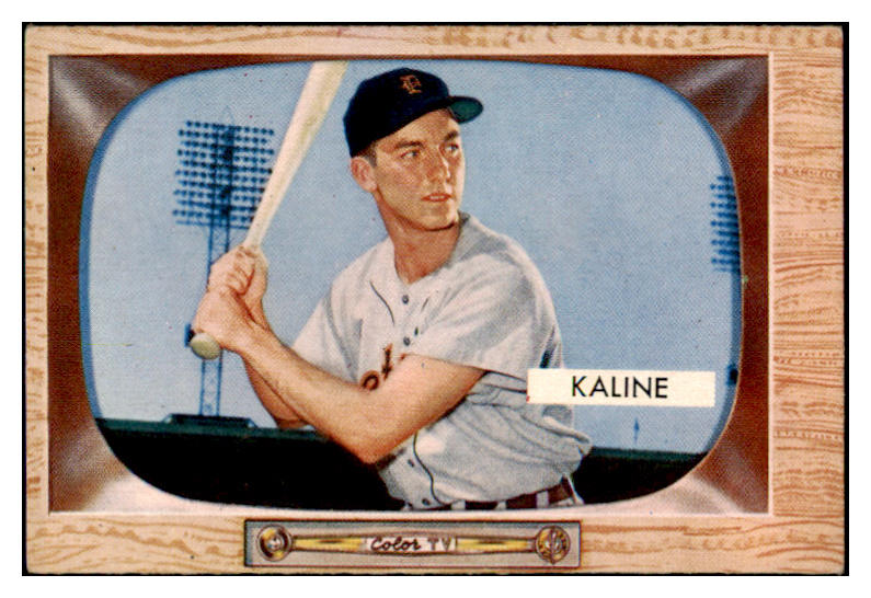 1955 Bowman Baseball #023 Al Kaline Tigers EX+/EX-MT 473850 Kit Young Cards