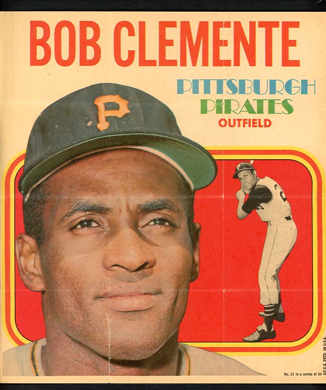 1970 Topps Posters Complete Set VG-EX/EX Clemente Bench 473917