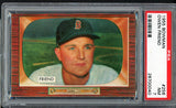 1955 Bowman Baseball #256 Owen Friend Red Sox PSA 7 NM 473947