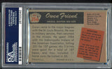 1955 Bowman Baseball #256 Owen Friend Red Sox PSA 7 NM 473947