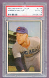 1953 Bowman Color Baseball #144 Warren Hacker Cubs PSA 4 VG-EX 474220