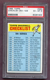 1966 Topps Baseball #363 Checklist 5 PSA 6 EX-MT 474292
