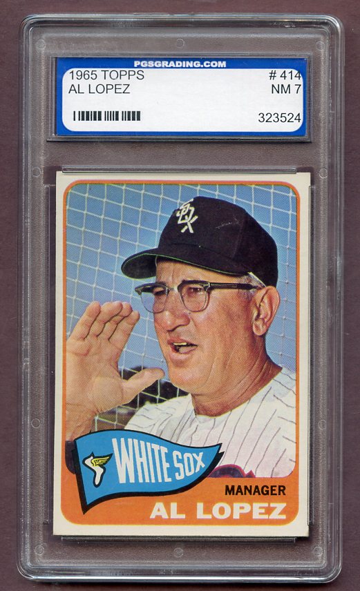 1965 Topps Baseball #414 Al Lopez White Sox PGS 7 NM 474331