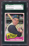 1965 Topps Baseball #492 Gene Freese Pirates SGC 84 NM 474401