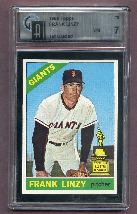 1966 Topps Baseball #078 Frank Linzy Giants GAI 7 NM 474404