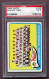 1965 Topps Baseball #338 Philadelphia Phillies Team PSA 3 VG 474486