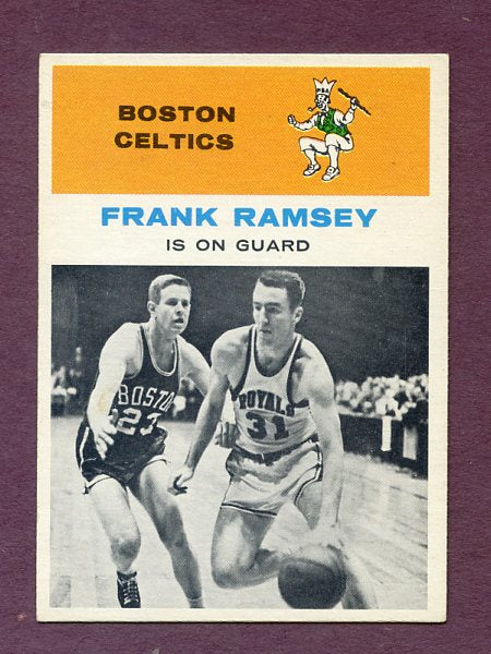 1961 Fleer Basketball #060 Frank Ramsey IA Celtics EX-MT 474694