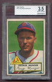 1952 Topps Baseball #115 George Munger Cardinals BVG 3.5 VG+ 474735