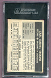 1954 Wilson Franks Carl Erskine Dodgers SGC 35 GD+ 474951