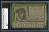 1971 Topps Baseball #400 Hank Aaron Braves BVG 6 EX-MT 474981