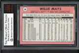 1969 Topps Baseball #190 Willie Mays Giants BVG 4.5 VG-EX+ 475141