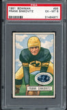 1951 Bowman Football #095 Frank Sinkovitz Steelers PSA 6 EX-MT 475196