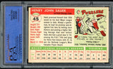 1955 Topps Baseball #045 Hank Sauer Cubs PSA 6 EX-MT 475287