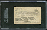 1952 Bowman Small Football #092 Pete Pihos Eagles SGC 45 VG+ 475325
